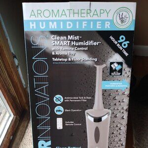 Air Innovations Ultrasonic Cool Mist Aromatherapy Humidifier MH-702A Light Brown